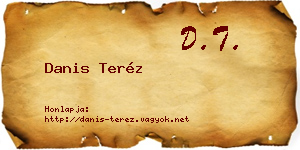 Danis Teréz névjegykártya